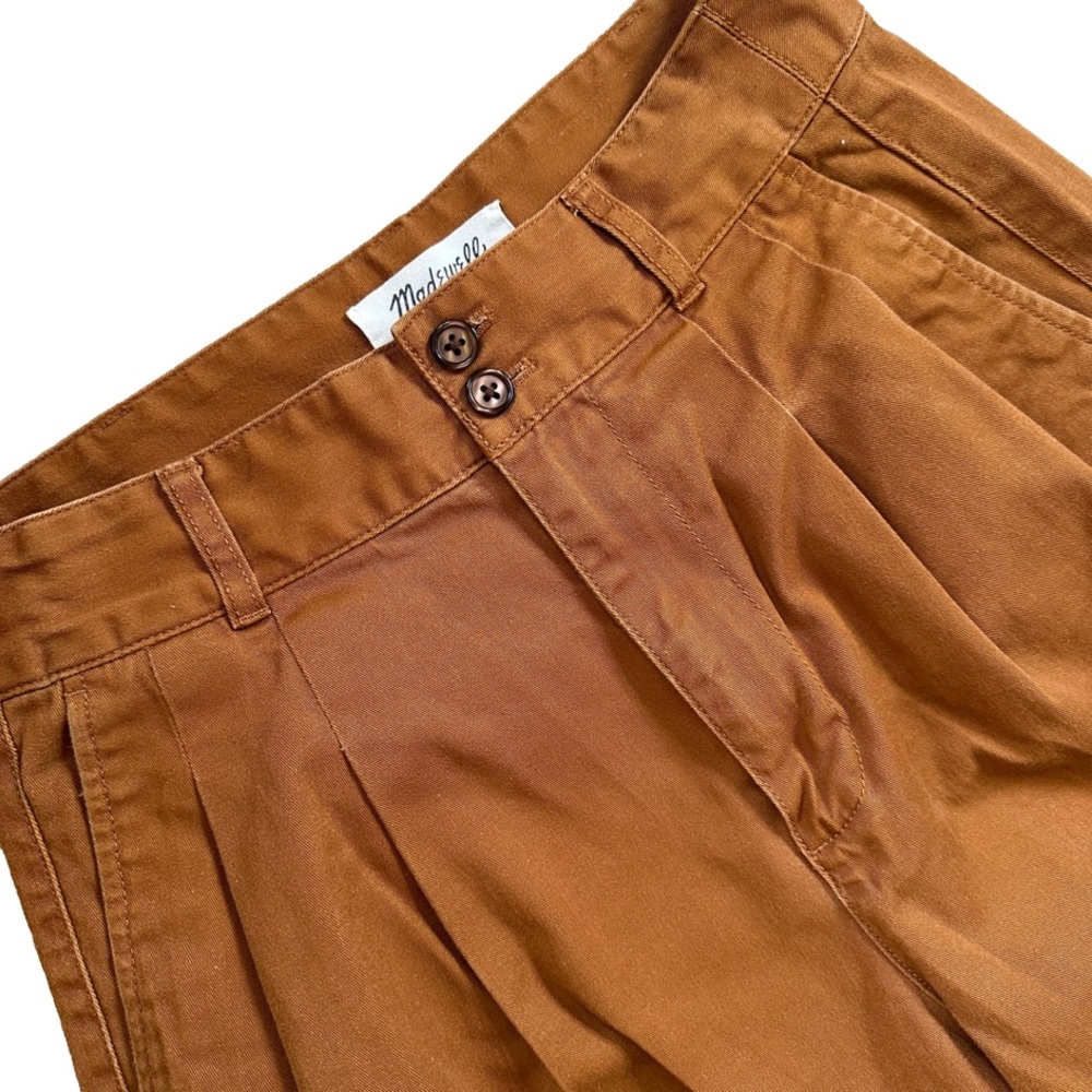 Madewell Wide Leg Pleated Pants 2 - Picture 4 of 8